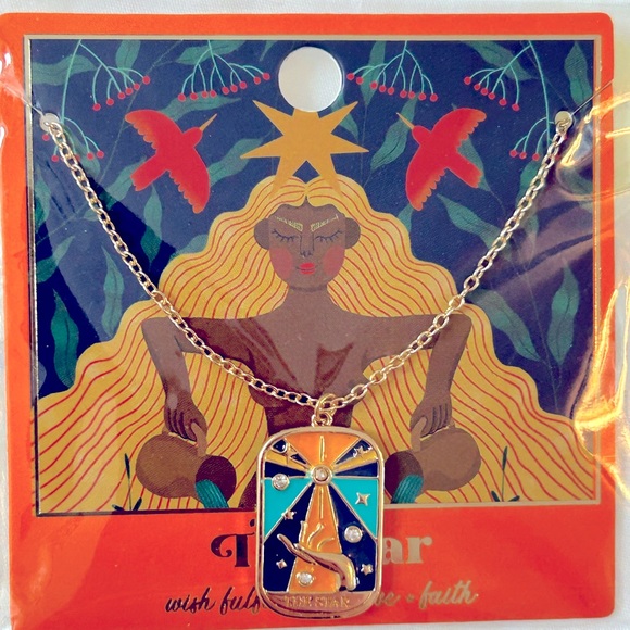 The Star Tarot Enamel Necklace - Picture 3 of 4